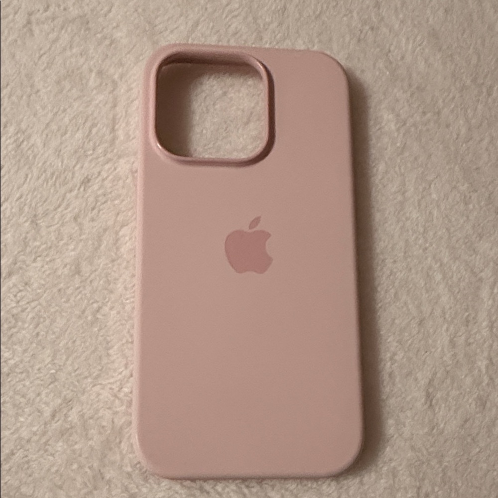 Apple iphone 14 Pro Chalk Pink Silicone Magsafe Phone Case